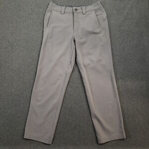 Lululemon Work to Play Pant II Mens 32 Gray Casual Athleisure Pinstripe M5046S